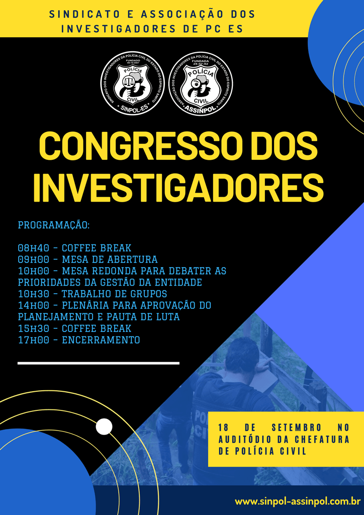 Participe do Congresso dos Investigadores!