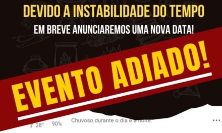 EVENTO DE CONFRATERNIZAÇÃO ADIADO!