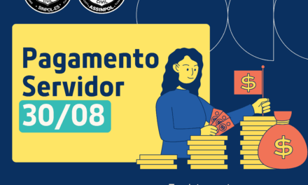 COMUNICADO – PAGAMENTO DOS SERVIDORES