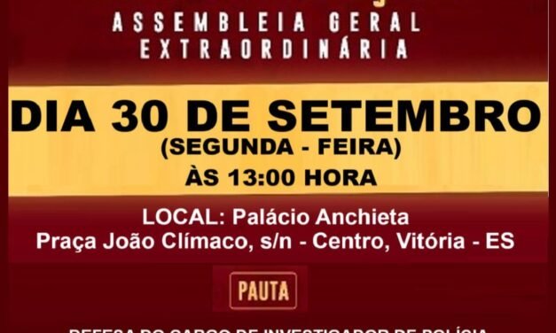 EDITAL DE CONVOCAÇÃO ASSEMBLEIA GERAL PALÁCIO ANCHIETA