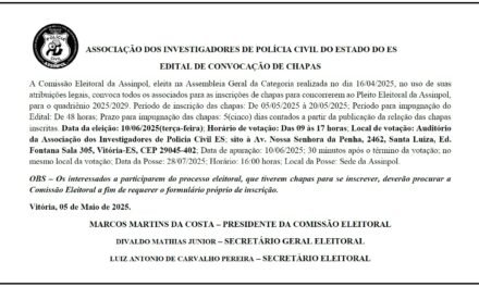 EDITAL DE CONVOCAÇÃO ELEIÇÃO ASSINPOL