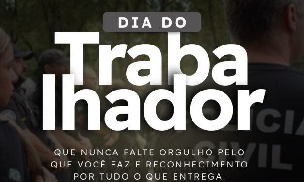 FELIZ DIA DO TRABALHADOR!